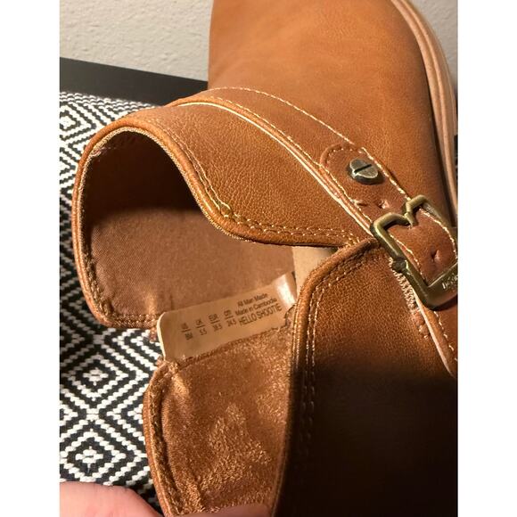 Dr. Scholl's Hello Shootie Zip Ankle Bootie in Honey EUC - Picture 5 of 10